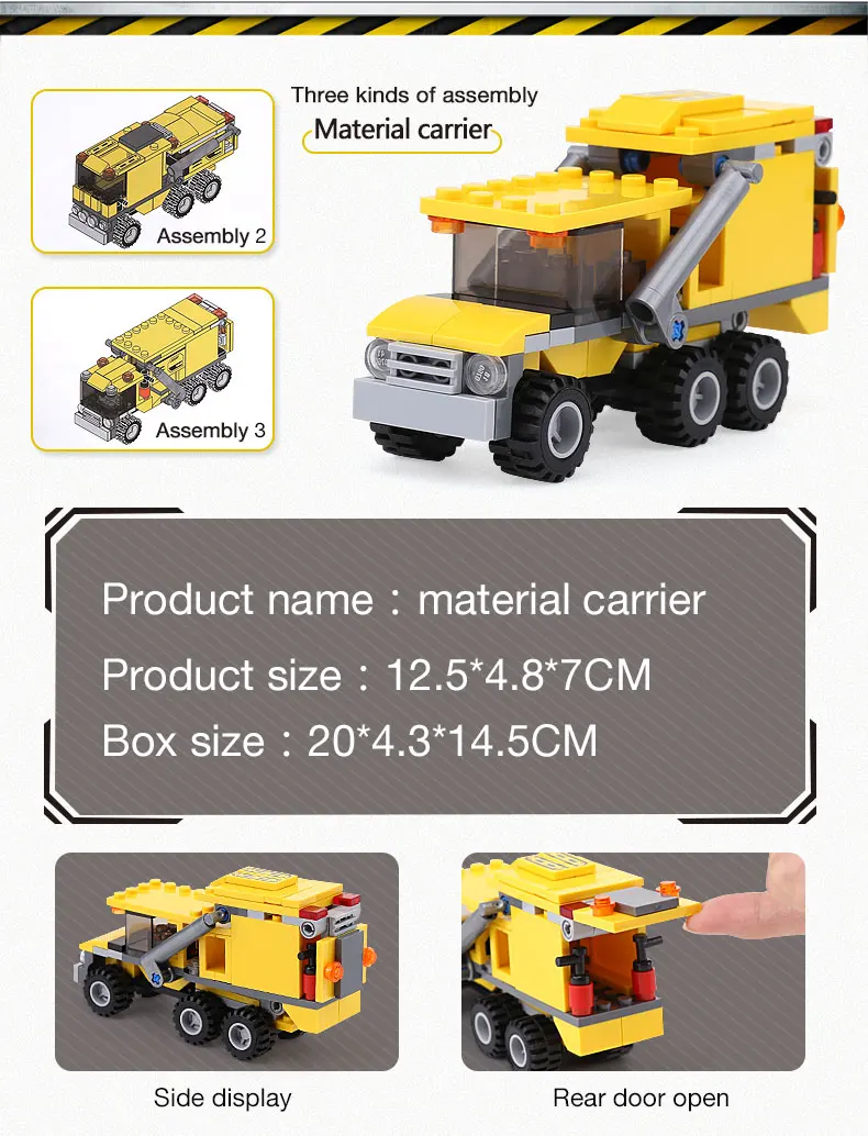 DHL XB13002 Technic Машинки Игрушки 8 в 1 гигантский экскаватор кран Набор монтажные Машинки Игрушки для детей рождественские подарки строительные блоки кирпичи