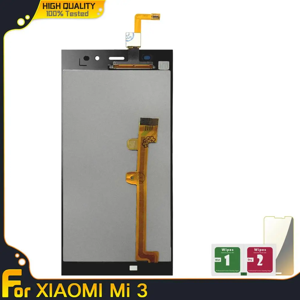 100% протестированный рабочий ЖК-дисплей MI 3 дисплей для Xiaomi mi3 сенсорный экран