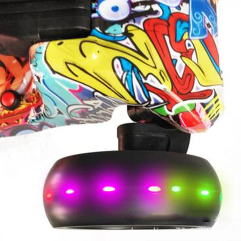 New design children's scooter, rocket-shaped LED torch, charging, spray, PU, 3 wheels, LED, for outdoor sports, Bodybuilding