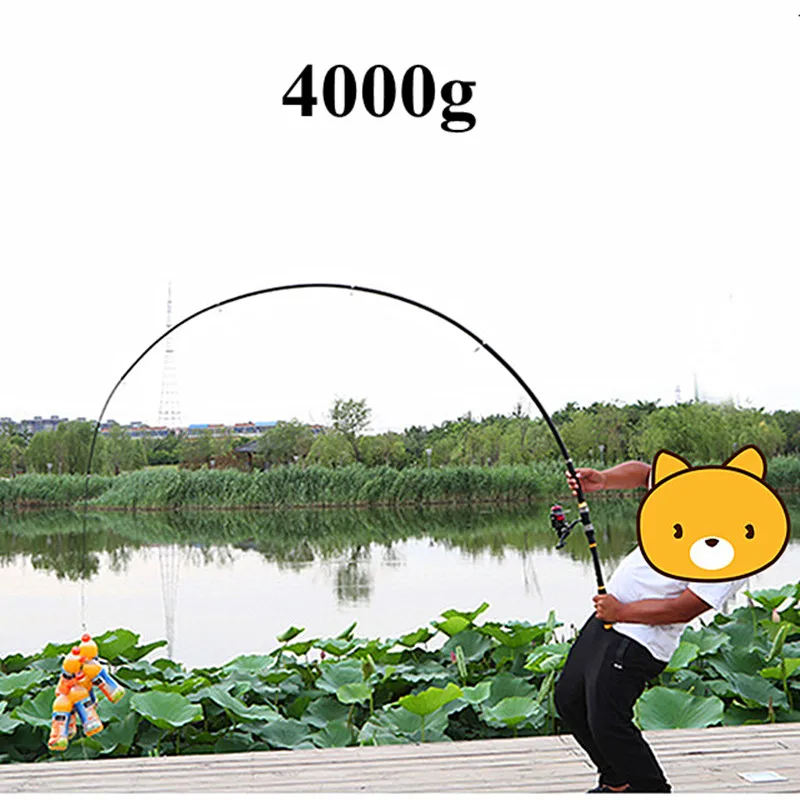 High Quality Telescopic Fishing Rod 2.1M -3.6M fishing pole FRP Carbon Fiber Carp Fishing Rod feeder Hard