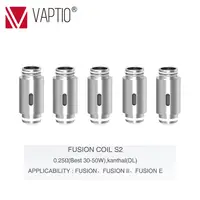 Катушка для вейпинга Vaptio fusion, сменные головки рулонов 0,25/0,5/0,8 для fusion/2/SP/F/E vape kit 10-50W kit