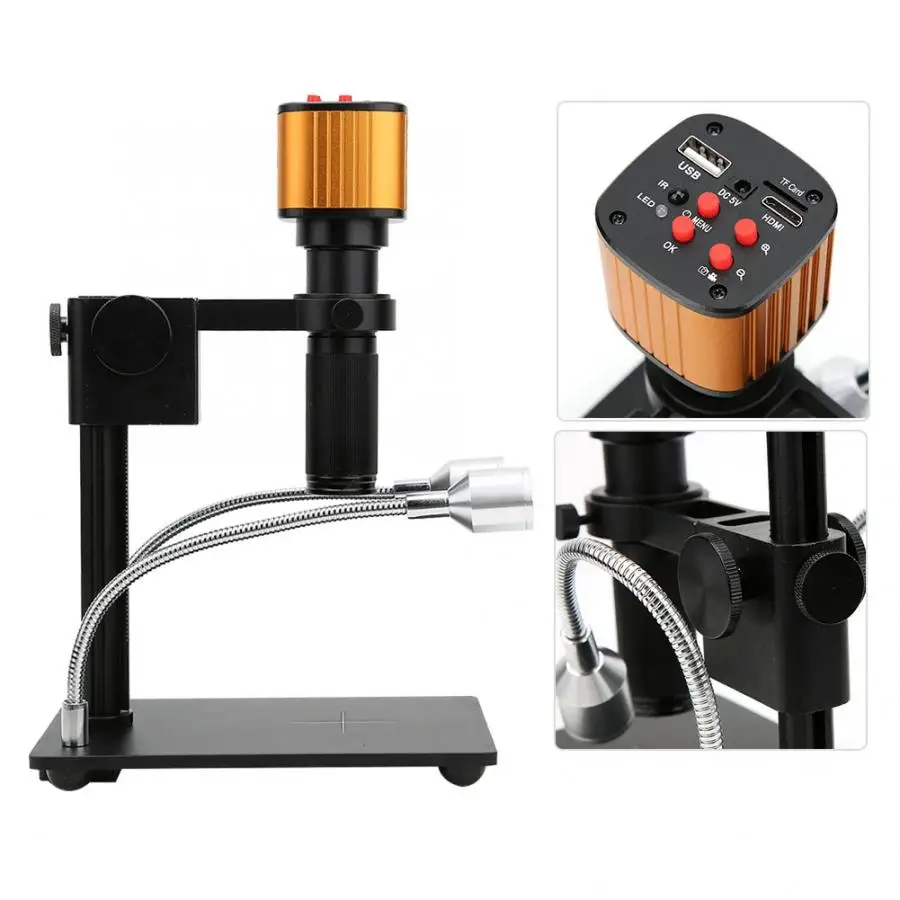 Микроскоп камера 16MP Full high definition 1080P HDMI USB промышленный микроскоп камера 100-240 в стерео микроскоп