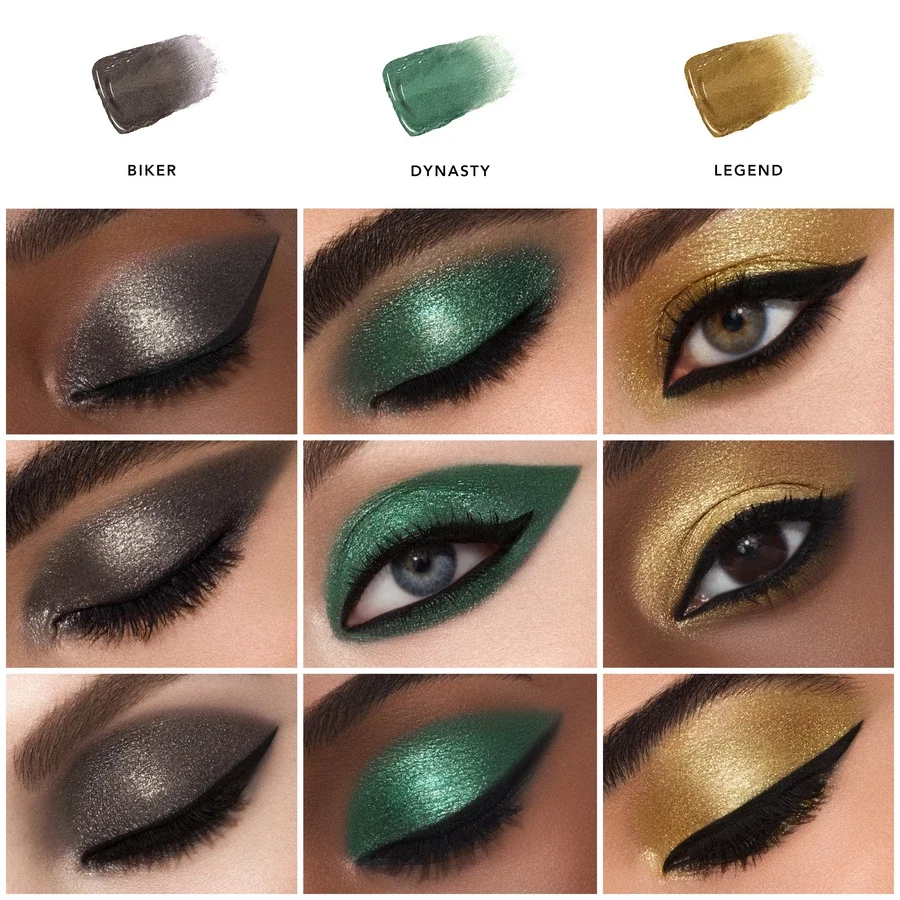 Lady gaga makeup haus laboratories набор универсальных многогранных блестящая жидкая тени для век& LE RIOT блеск для губ& панк жидкий EYELIENER