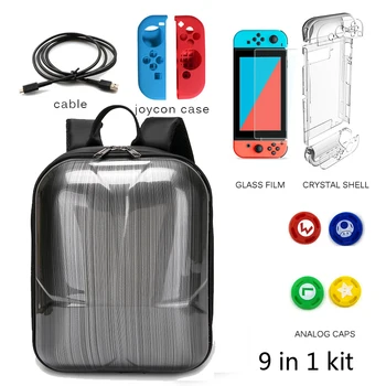 

Hard Shell Backpack for Nintendo Switch Large Capacity Storage Bag for Nintend Switch Console NS Accessories Carrying Case