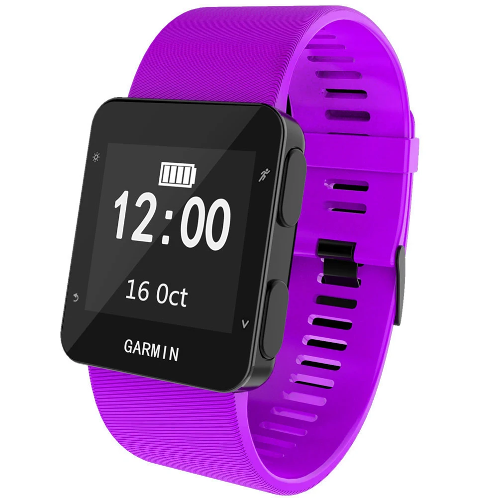 Силиконовый спортивный ремешок на запястье для Garmin Forerunner 30 замена Смарт-браслет ремешок для часов Garmin Forerunner 35