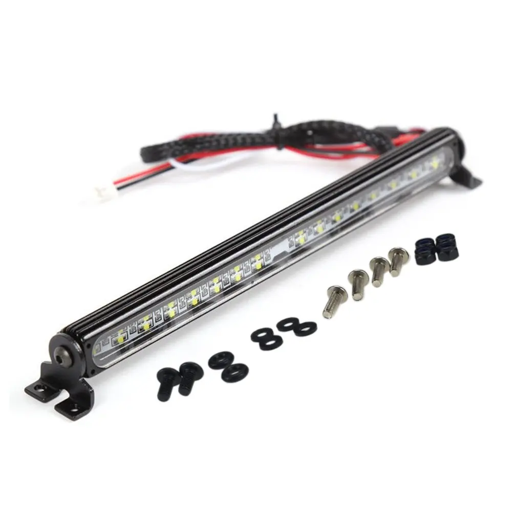 

Simulation 1:10 RC Car 32 LED Crawler Acces Roof Super Bright Light Lamp Bar for Trx-4 Trx4 Truck Part RC Car LED Light