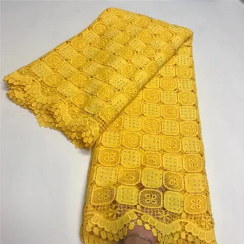 

Skin Friendly African Water Soluble Lace Latest Very Soft and Smooth Cord Lace Fabric For Evening Party Dress GZ329