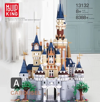 

13132 Paradise Princess Dream Castle Creator Series 8388PCS UCS Set Building Blocks Bricks 71040 16008 Kids Christmas Toys