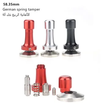 

58.35mm coffee Tamper Coffee Powder Hammer with 304 Stainless Steel Base темпер для кофе تامبر Coffee Accessories