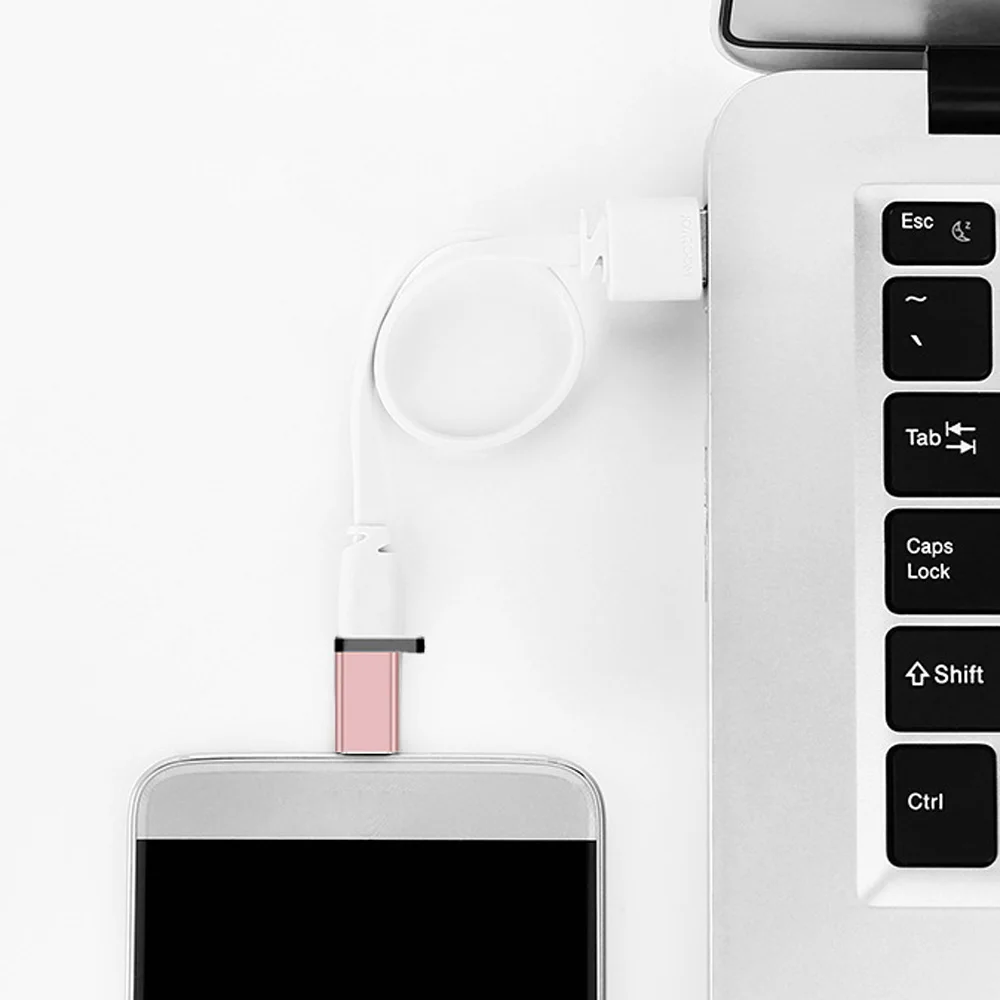 Мини адаптер Micro USB к TypeC сплав чехол Android Micro USB разъем к TypeC для huawei для Xiaomi с адаптерами для ключей