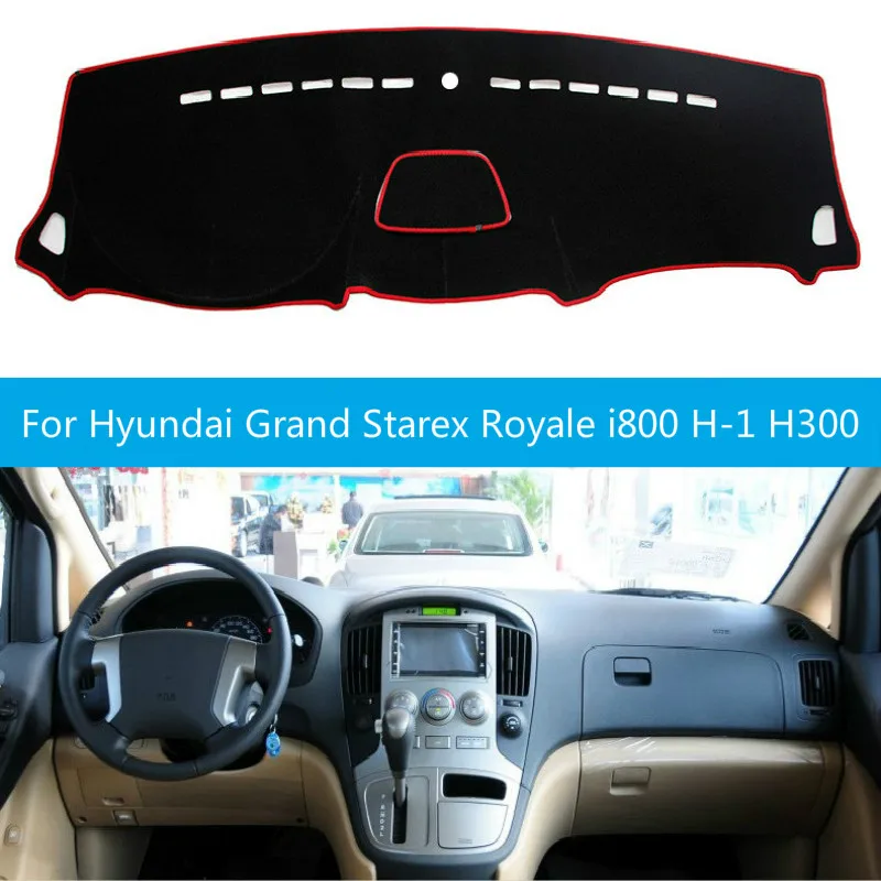 

For Hyundai Grand Starex Royale i800 H-1 H300 07~19 Dashboard Cover Sun Shade Dash Mat Pad Carpet Stickers Interior Accessories