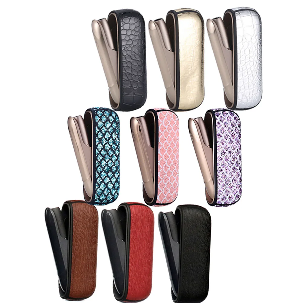 Bling Wood Crocodile Style Case for IQOS 3DUO Cover Protective Leather ...