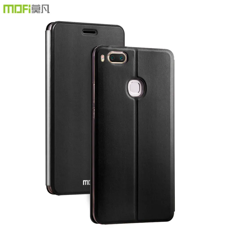 Для Xiaomi A1 чехол mi a1 флип MOFi для xiaomi mi5x из искусственной кожи черный золотой стенд