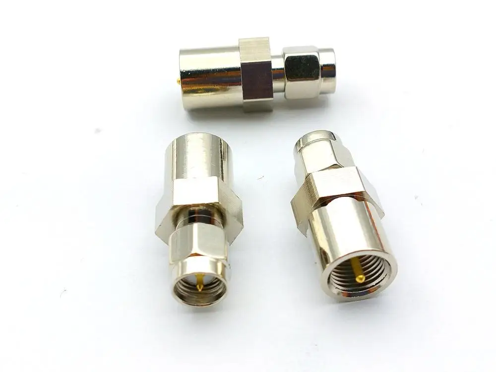 50 шт. латунный адаптер заглушка FME штекер SMA Штекер РЧ адаптер|plug male|plug adapterplug m |