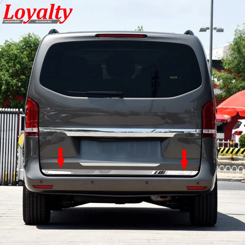 Лояльности для Mercedes Benz V Class V260 V260l Вито 2016 2017 2018 задний багажник багажника полосы