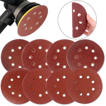 

10pcs Kit Sanding Disc Abrasive Sanding Paper Hook Loop Polishing Woods Metal