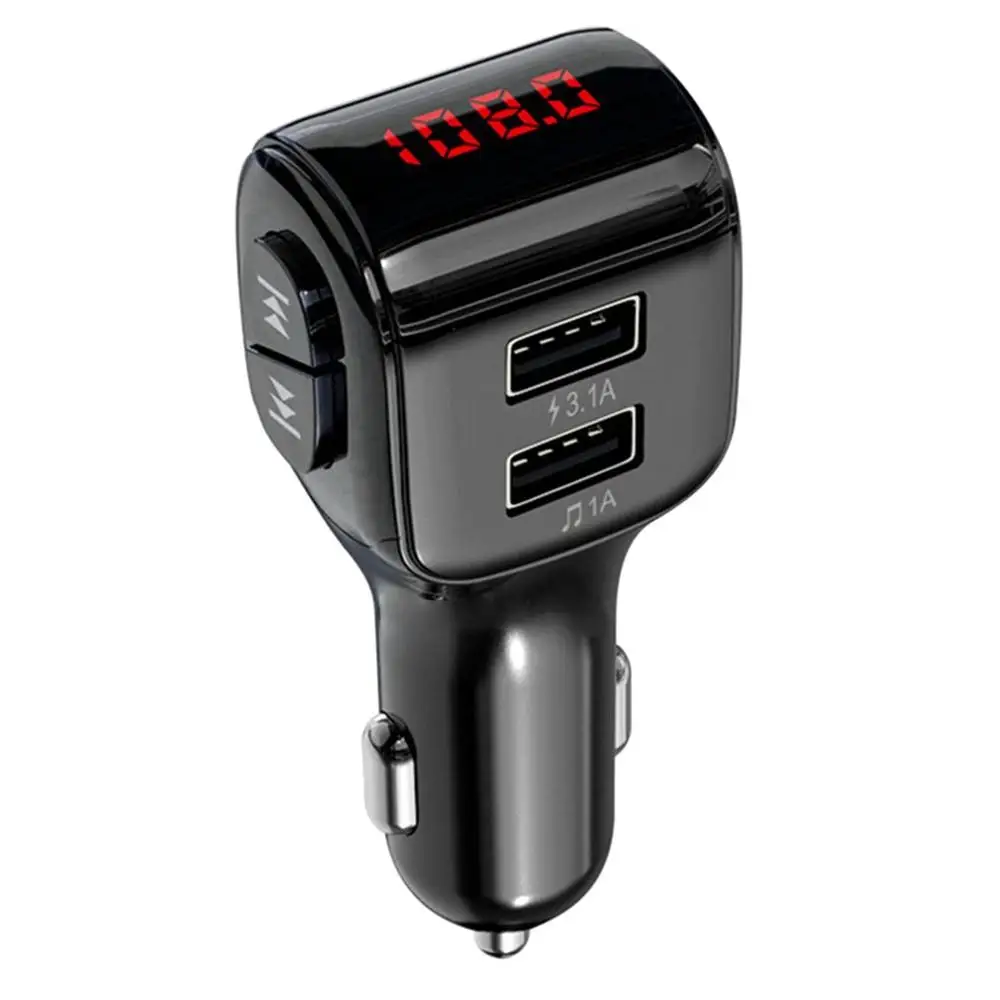 A01 fm-передатчик беспроводной автомобильный Аудио Автомобильный Mp3 плеер fm-модулятор двойной Usb быстрое зарядное устройство Громкая связь аудио