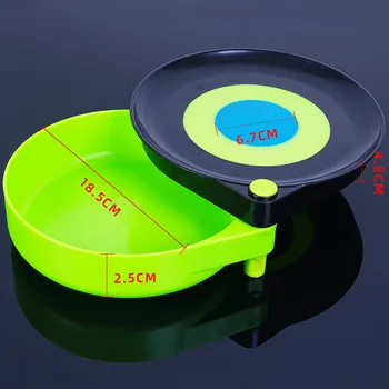 

All-Magnetic Bait Pulling Disc Strong Magnetic Athletic Universal Semi-Magnetic Drawing Ear Dish Fishing Bait Box Fishing Gear B