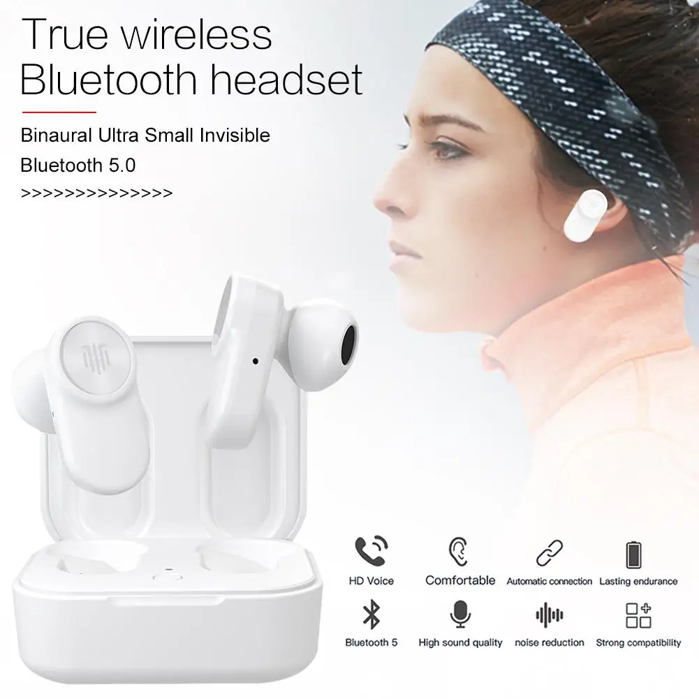 NEW Bluetooth Earphone Headset Smart Wireless Bluetooth Smart Reminder Earphone Sleeping Helping Sports In-Ear Dropship #M2