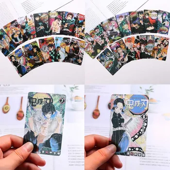 

12Pcs/Set Anime Demon Slayer Kimetsu no Yaiba Portray Photo Cards Kamado Tanjirou Cosplay PVC Cards Postcards
