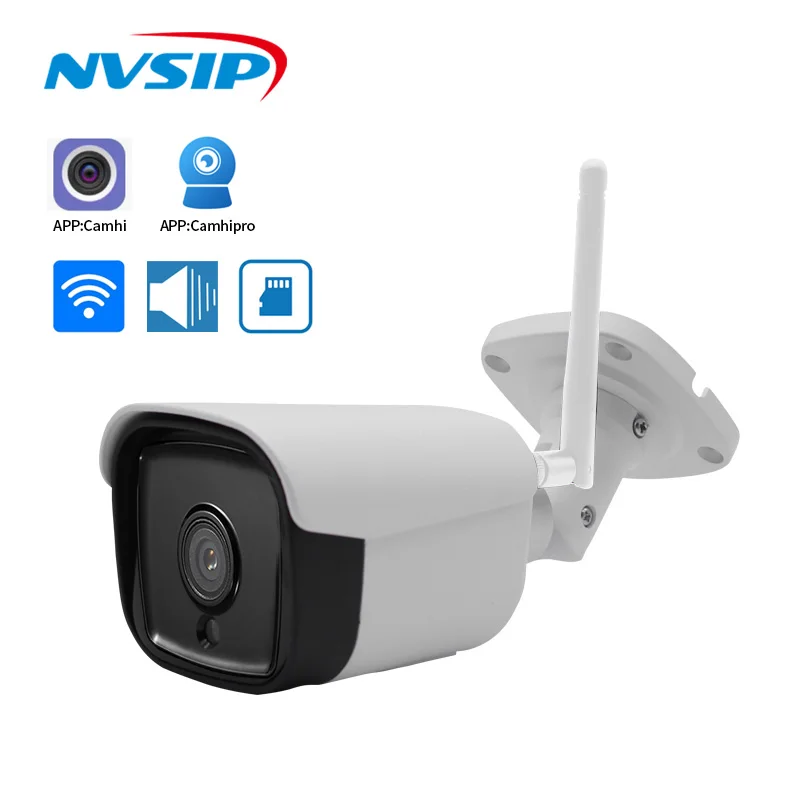 

HD 5MP IP Camera Wireless Bullet Camera WIFI P2P Waterproof Outdoor Security CCTV IP Cam Support 64G SD Card 2.0MP Camehi APP