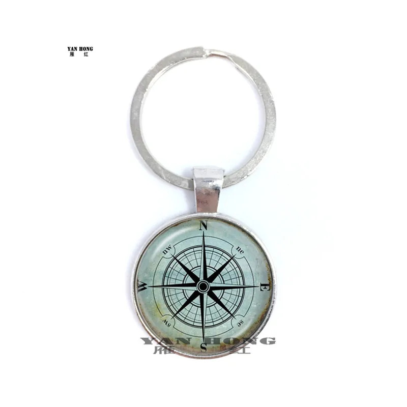 

2020 new fashion marine compass hand chandelier glass dome sailor hanging compass chandelier marine Chandelier