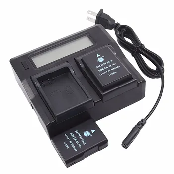 

2PCS 1600mAh 7.4V EN-EL14 ENEL14 Camera Battery Charger for Nikon D3100 D5100 D5200 P7000 P7100 P7200 P7700 P7800 D3400 D5600