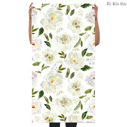 Countryside Floral Peel And Stick Wallpaper Yellow/White/Green Leaf Removable Contact Paper For Bedroom Decorations Wall Mural