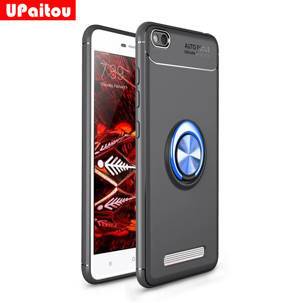 UPaitou Ring Case for Xiaomi Mi 9 8 6 5X A1 A2 Lite Note 3 Max Mix 2 2S Soft TPU Cover Redmi 4A 4X Pro A 5A |