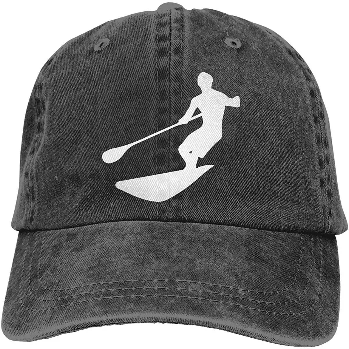 Paddleboard Sports Unisex Baseball Cap Cotton Denim Adjustable Sun Hat for Men Or Women |