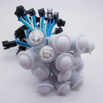 

5V 16mm WS2811 rgb pixel light waterproofing IP67 small led pixel module 5050 SMD 1led 16mm DC5V input 2811 led pixel rgb lamp