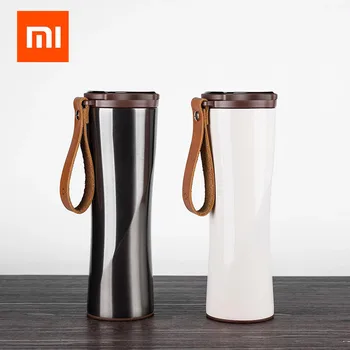 

Xiaomi Kiss Kiss Fish Fine Cup 430ml OLED Screen Temperature Smart Protable Stainless Steel Hot Water Cup with Leather Rope