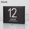 12PCS/LOT ROSALIND 7ml Glitter Neon Gel Nail Polish Set All For Manicure Semi Permanent Hybrid Varnishes Soak Off Nail Gel Kit 5