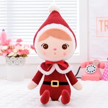 Кукла Metoo, плюшевые игрушки, Рождественский кеппель, мягкие животные, куклы, милый олень, Санта, детские игрушки на день рождения, подарок для маленькой девочки