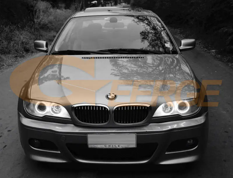 Отличные Кольца CCFL Angel Eyes halo для BMW 3 серии E46 Coupe Cabrio Convertible 2004 2005 2006 LCI
