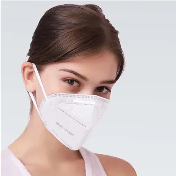 

2pcs Reusable KN95 Mask - Valved Face Mask N95 Protection Face Mask FFP1 FFP2 FFP3 Mouth Cover Pm2.5 Dust Masks 6 Layers Filter