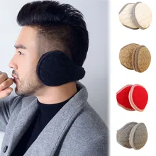 Модные зимние наушники для взрослых с защитой от холода; однотонные складные зимние наушники унисекс; зимние ветрозащитные теплые наушники; утепленные наушники