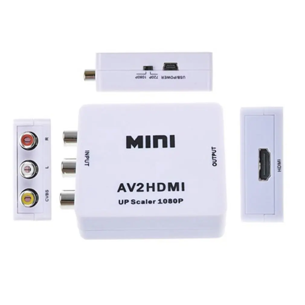 Hdmi в Av конвертер Hdmi2Av высокой четкости видео мини конвертер|Кабели VGA| |