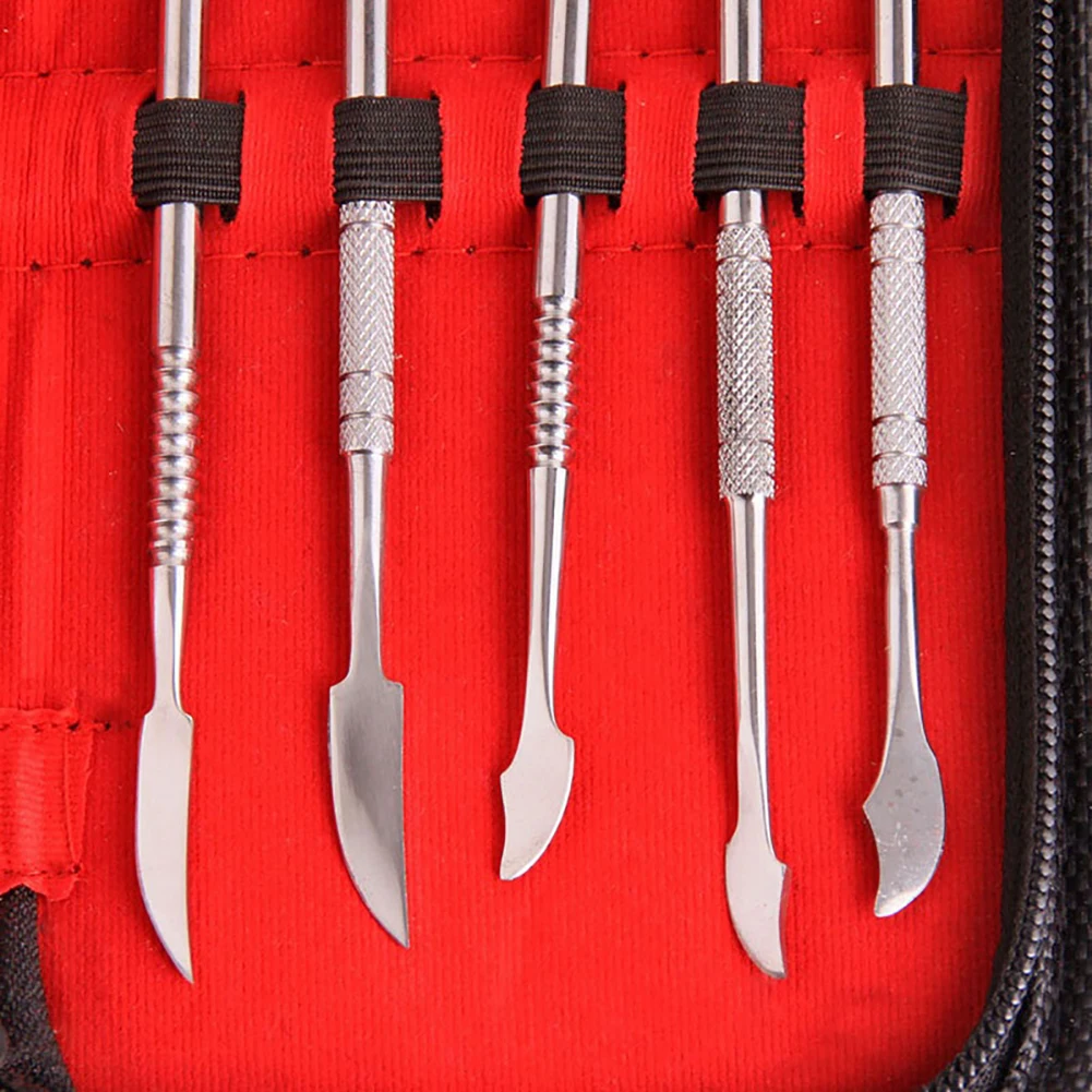 HOT SALE 10 Pcs/Set Dental Spatula Plaster Knife Waxing Carving Lab Tools Dental Supplies Newest