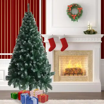 

2020 6 FT Iron Leg White PVC 650 Branches Christmas Tree Christmas Frame Tree Happy New Year Christmas Decorations Home