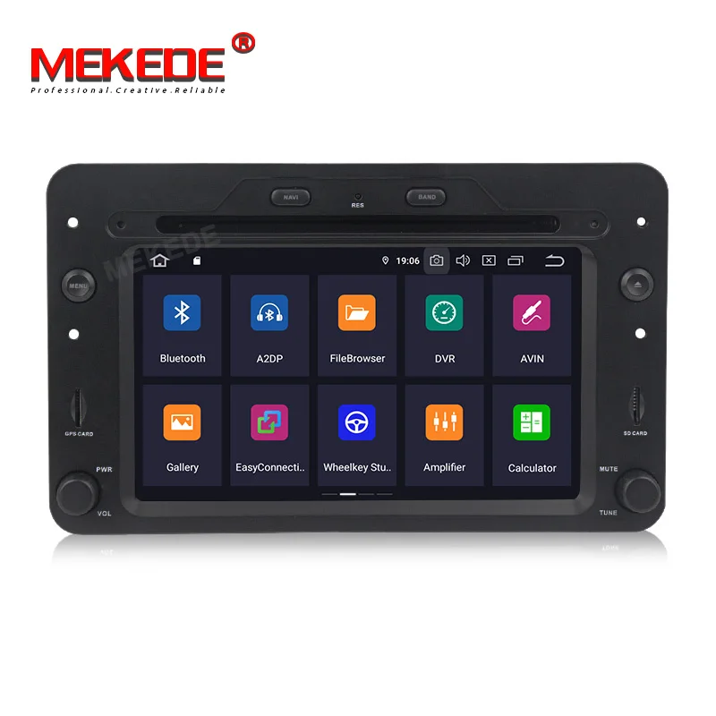 Cheap MEKEDE 1 Din Auto Radio Android 9 For Alfa/Romeo/Spider/Brera/159 Sportwagon RAM 2G Car Multimedia Video DVD Player GPS USB DVR 2