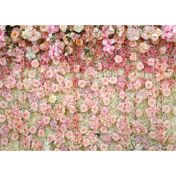 

SHENGYONGBAO Vinyl Custom Photography Backdrops Prop Flower Wall Theme Photo Studio Background LCJD-156