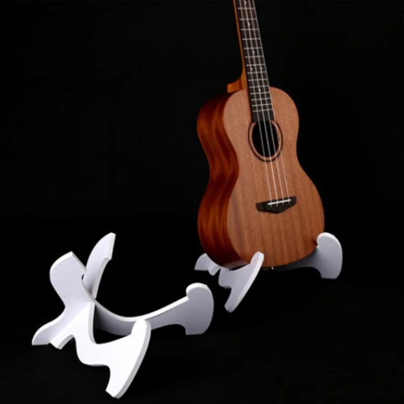 Аксессуары для гитары складной деревянный укулеле бас ПВХ складной держатель Подставка для укулеле, скрипки мандолина, банджо популярный музыкальный инструмент