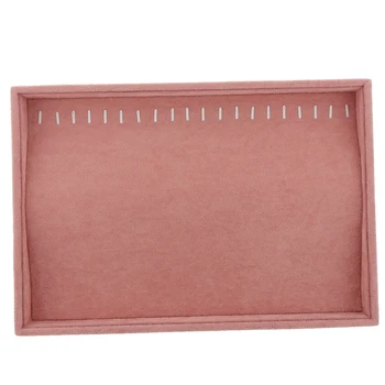 

2pcs Stackable Velvet Bracelet Display Case Tray Jewelry Storage Holder
