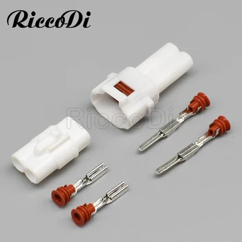 

1-20kits Sumitomo Sealed 2Pin MT090 2Pin Male Female Housing Waterproof Auto Connector For Honda 6187-2171 6180-2181