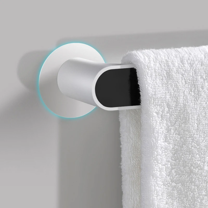 Towel Holder Rack Wall Mounted Cabinet Storage Hanger Door Organizer Hook Accessories Paper Self Adhesive Bathroom Organizer