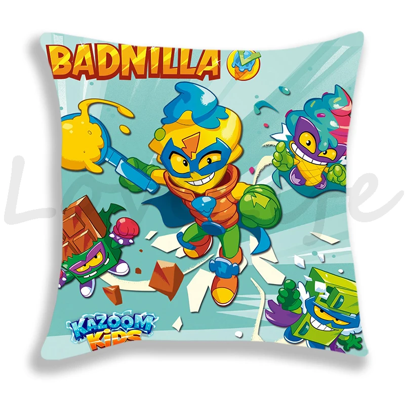 Pillow Case Superzings Christmas 45x45 Super Zings Series 8 Pillow Cover Kids Sofa Cushion Covers Cartoon Pillowcover cushion cover pillow case cover nursing pillow cover baby pillow cover