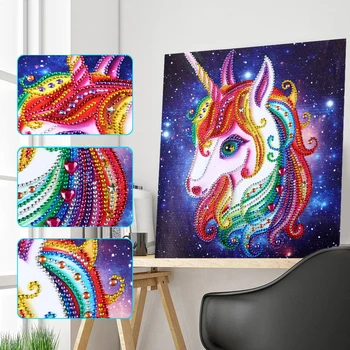 

Unicorn Paint by Numbers Kit Unicorn DIY 5D Diamond Painting Kits for Adult Kids Unicorn Diamond Painting by Numbers Kits