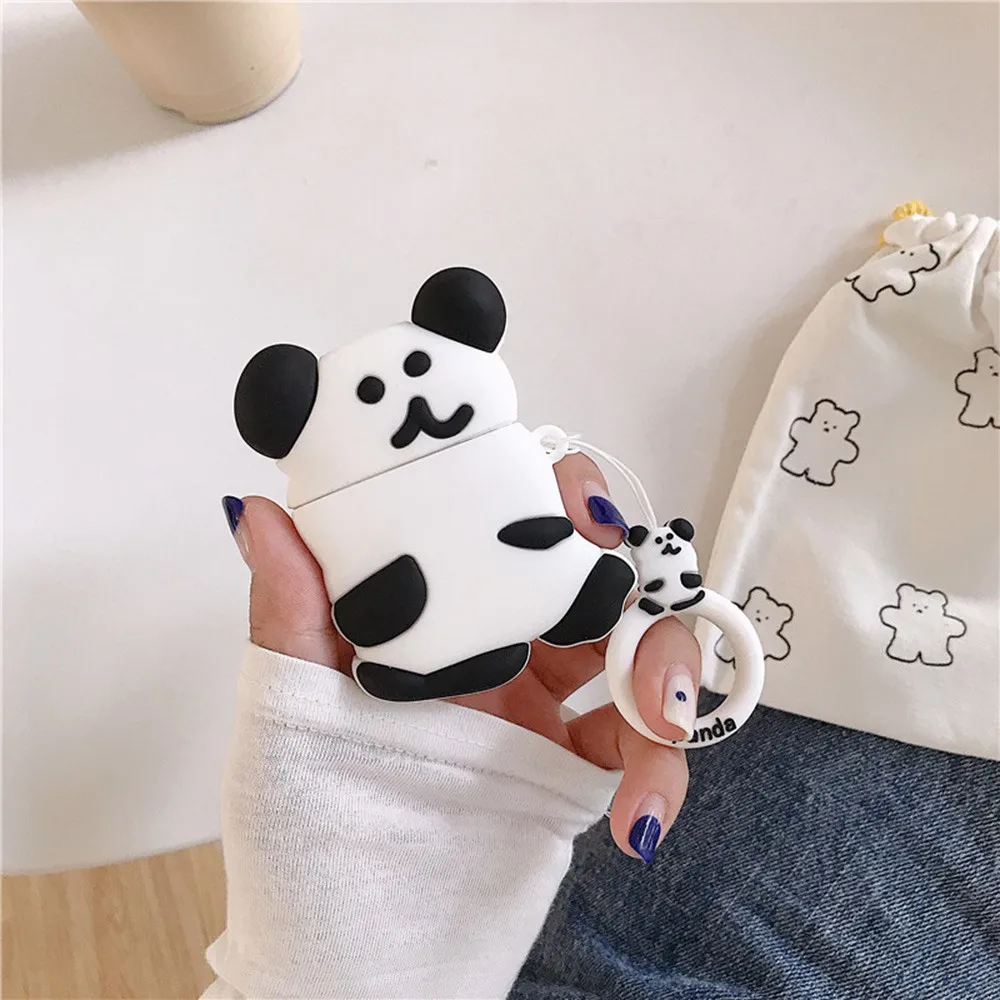 NARUTO Pain Earphone Case Colored Suitcase For Airpods 2 1 Protective Cover Winnie Piglet case For Airpods 1 2 Fashion Case - Цвет: GJ0555