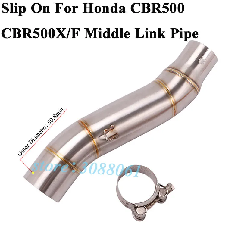 Слипоны для Honda CBR300 CBR500 CBR500X CBR500F мотоцикл глушитель модифицированное соединение средней трубы
